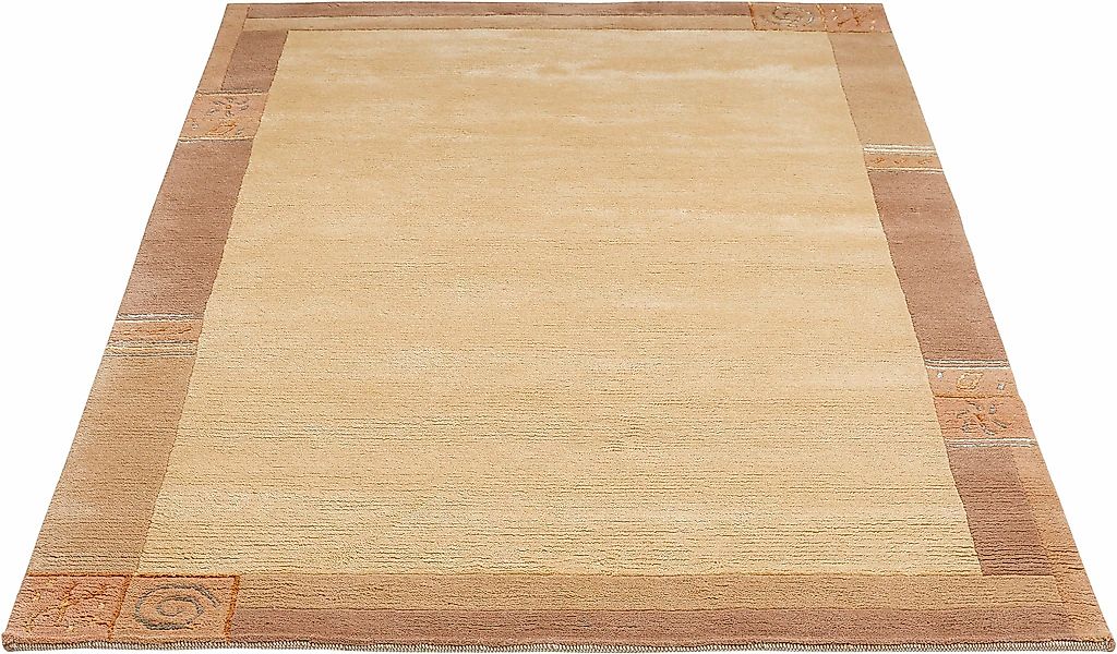 LUXOR living Wollteppich »India«, rechteckig, 20 mm Höhe, reine Wolle, hand günstig online kaufen