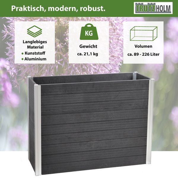TRUTZHOLM Hochbeet Pflanzkasten lang 117 x günstig online kaufen