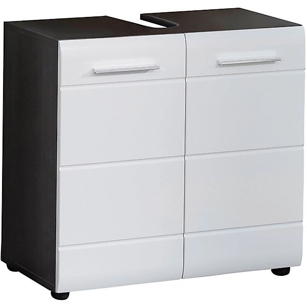 Trendteam Waschbeckenunterschrank LineSkinBD Weiß 60 cm günstig online kaufen