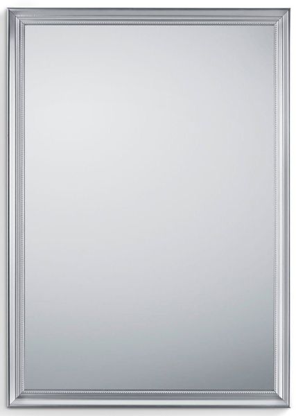 Spiegel 50 x 70 cm Frieda ¦ silber ¦ Kunststoff,Aluminium,Glas ¦ Maße (cm): günstig online kaufen