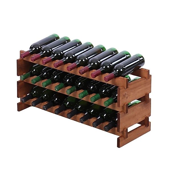 PROREGAL Weinregal VINOTECA FLEX PRO HxBxT 37x84x28cm 24 Flaschen Auf 3 Ebe günstig online kaufen