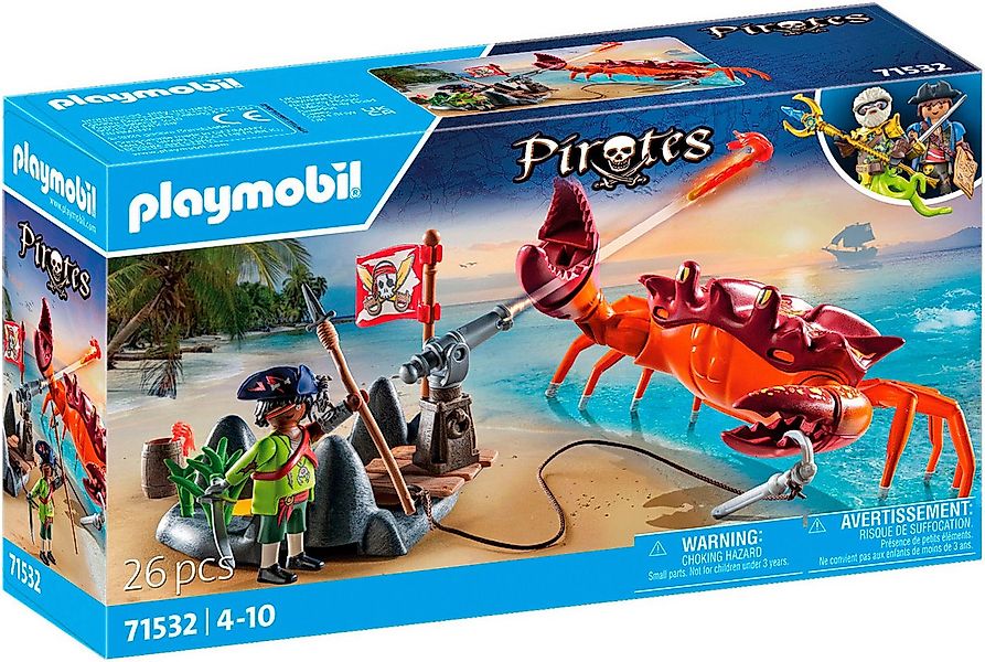 Playmobil® Kampf gegen die Riesenkrabbe (71532), Pirates Konstruktions-Spie günstig online kaufen