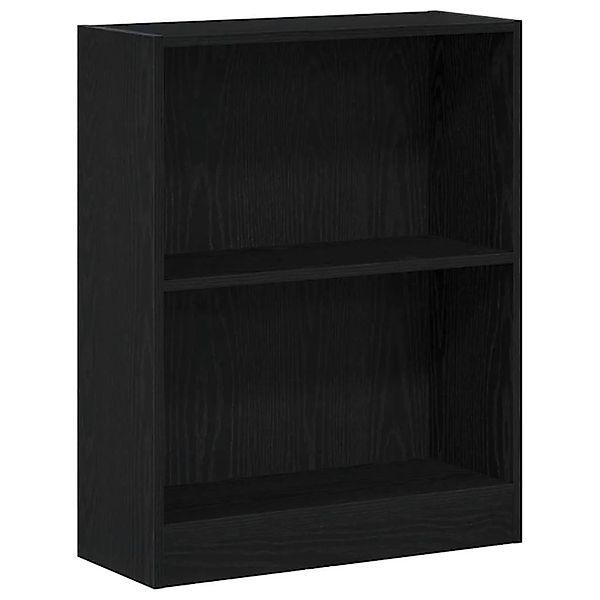 vidaXL Bücherregal Schwarz 60 x 24 x 76 cm Holzwerkstoff 862001 günstig online kaufen