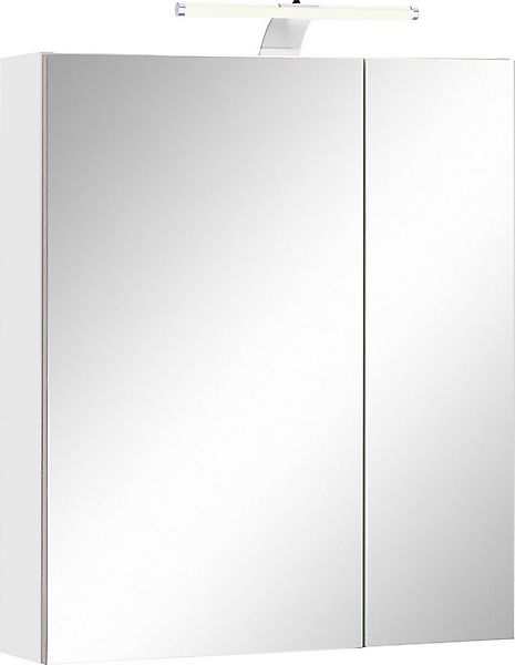 Schildmeyer Spiegelschrank Lagona Breite 60 cm, 2-türig, LED-Beleuchtung, S günstig online kaufen