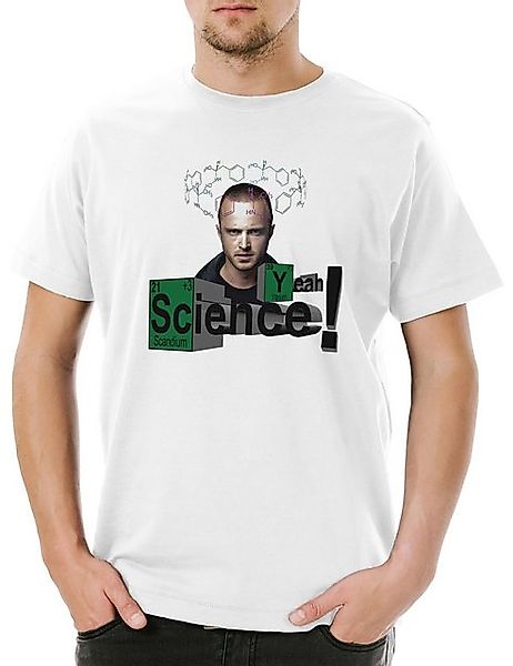 Urban Backwoods Print-Shirt Yeah Science Jesse Herren T-Shirt Better Pinkma günstig online kaufen