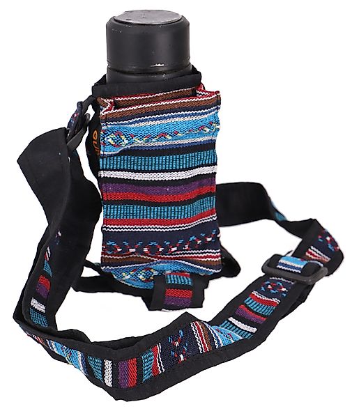 Guru-Shop Schultertasche Bunte Wasserflaschen Tasche, Flaschenhalter.. günstig online kaufen