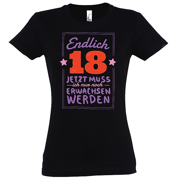 Youth Designz T-Shirt Endlich 18 Geburtstag günstig online kaufen
