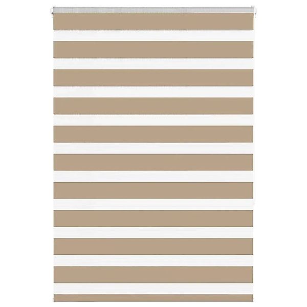 vidaXL Doppelrollo Sandbraun 100x150 cm Stoffbreite 95,9 cm Polyester 40145 günstig online kaufen