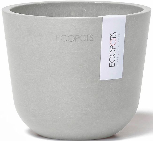ECOPOTS Blumentopf "Oslo Mini 11,5 Weißgrau", für den Innenbereich günstig online kaufen