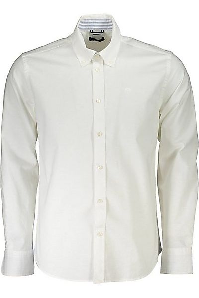 North Sails Langarmhemd Langarmshirt Herren Weiß - Regular Fit, Button-Down günstig online kaufen