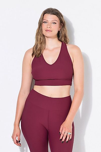 Studio Untold Sport-BH Ripp-Bustier Rippjersey gekreuzte Rückenträger günstig online kaufen