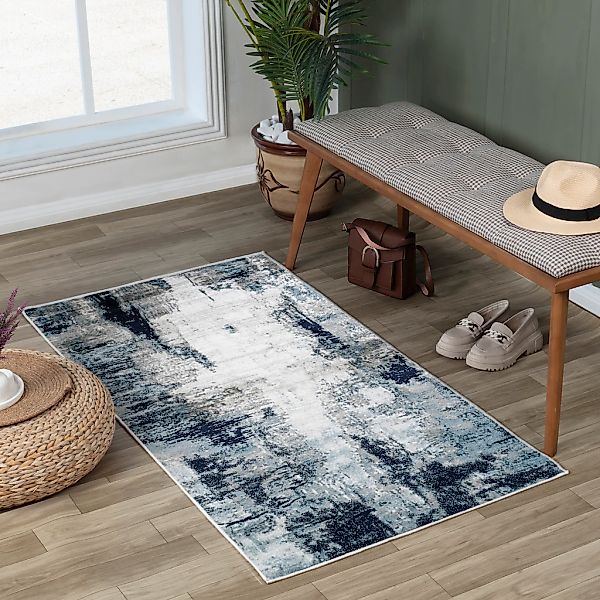 Livabliss Teppich "HELSINKI" rechteckig 11 mm Höhe Designerteppich in Marmo günstig online kaufen