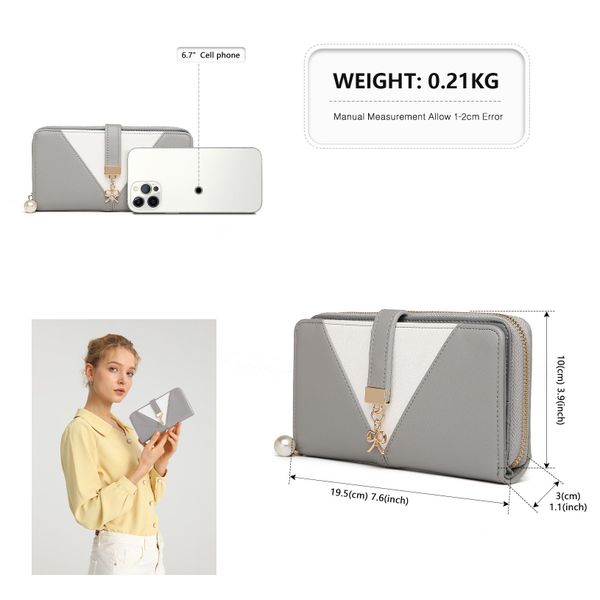 Miss Lulu Geldbörse Damen Portemonnaie Lang, günstig online kaufen