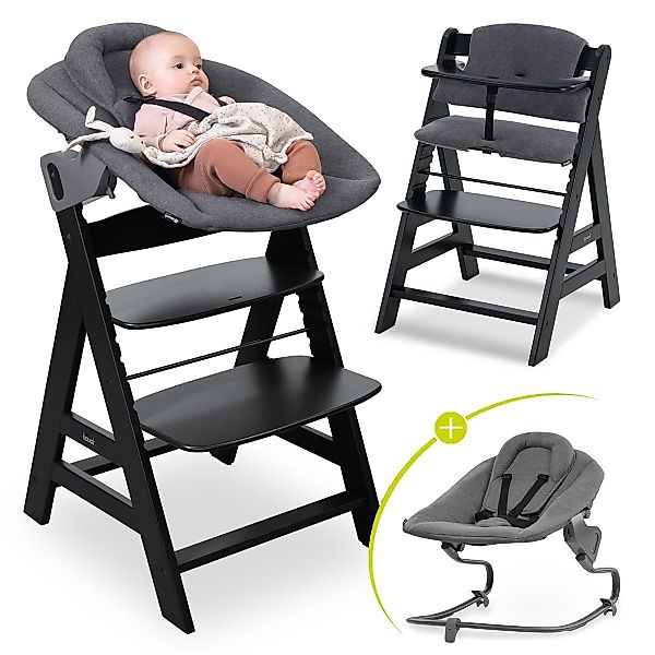 Hauck Hochstuhl Alpha Plus Black Newborn günstig online kaufen