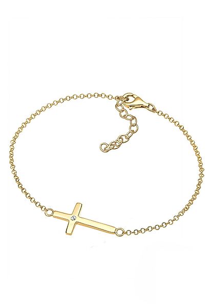 Elli Armband Kreuz Kristalle 925 Sterling günstig online kaufen