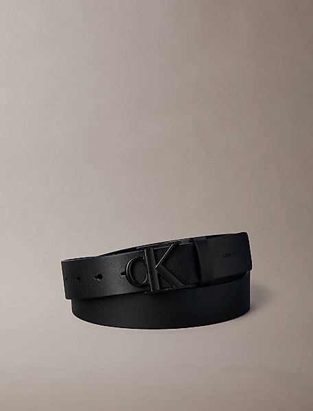 Calvin Klein Ledergürtel "CK BUCKLE SMOOTH 35MM" Größenverstellbar mit Meta günstig online kaufen
