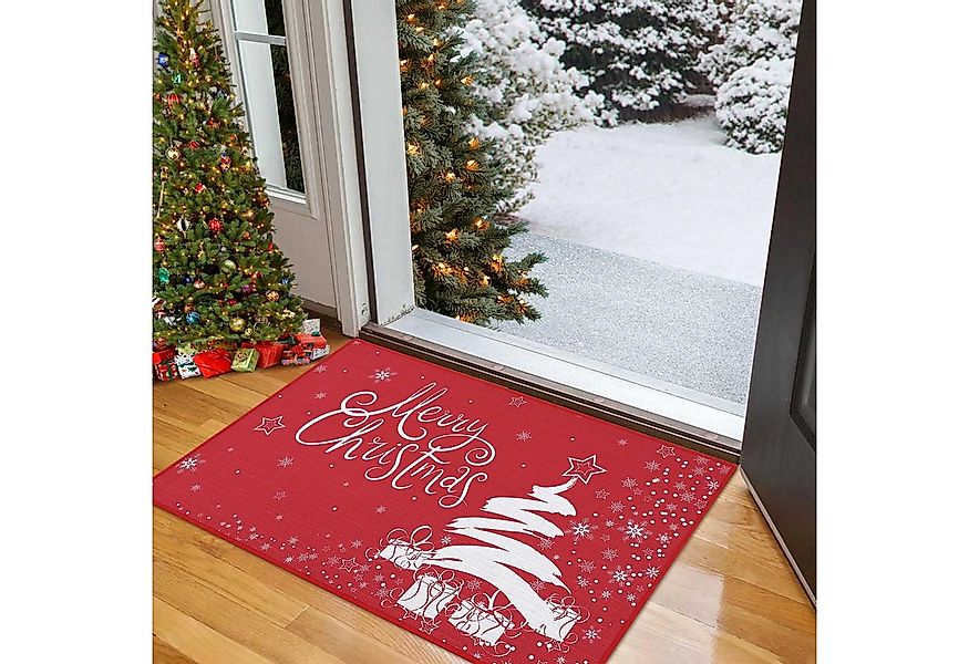 GarveeMore Tischdecke Weihnachtstürmatte für Vordertür Flur, Küche oder Ess günstig online kaufen