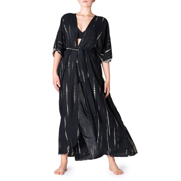 PANASIAM Tunikakleid Damen Kimono Maxi Strandkleid günstig online kaufen