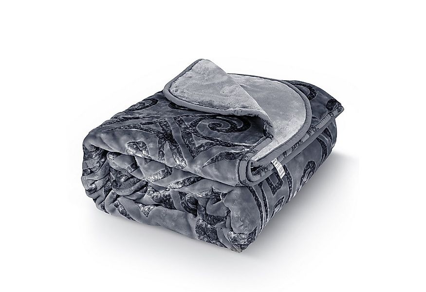 Wohndecke Kuscheldecke Flauschig 200x240 Warm Weiche Bettdecke Einfarbig, H günstig online kaufen