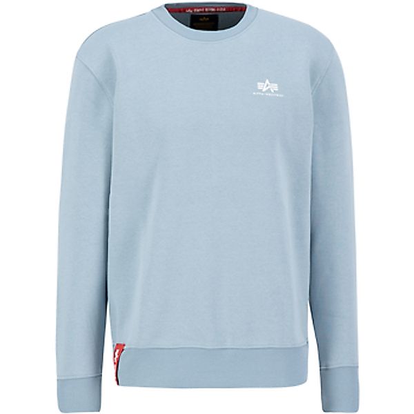 Alpha  Sweatshirt Basic Sweater Small Logo - greyblue günstig online kaufen