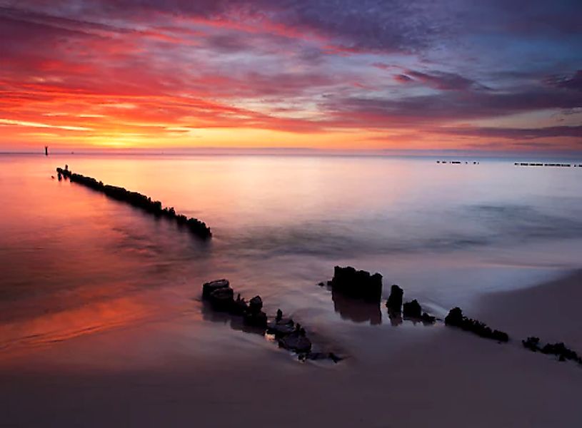 Papermoon Fototapete »Baltic Sunrise« glatt günstig online kaufen