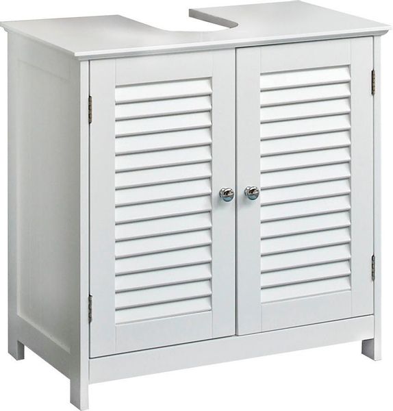 Saphir Waschbeckenunterschrank "Quickset 928 Unterbeckenschrank in Weiß mit günstig online kaufen