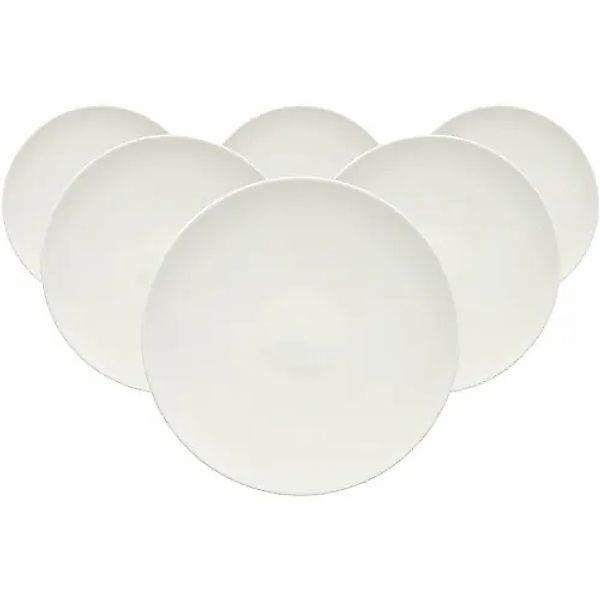 Villeroy & Boch Speiseteller »Speiseteller Royal ø 25 cm 6er Set weiß« günstig online kaufen