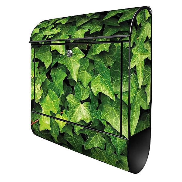 Banjado Design Briefkasten Schwarz Pulverbeschichtet 39x47x14cm 2 Schlüssel günstig online kaufen