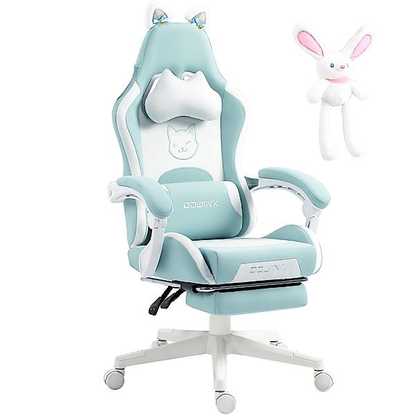 Dowinx Gaming-Stuhl Niedliche Katzenversion, PU-Leder, ergonomisches günstig online kaufen