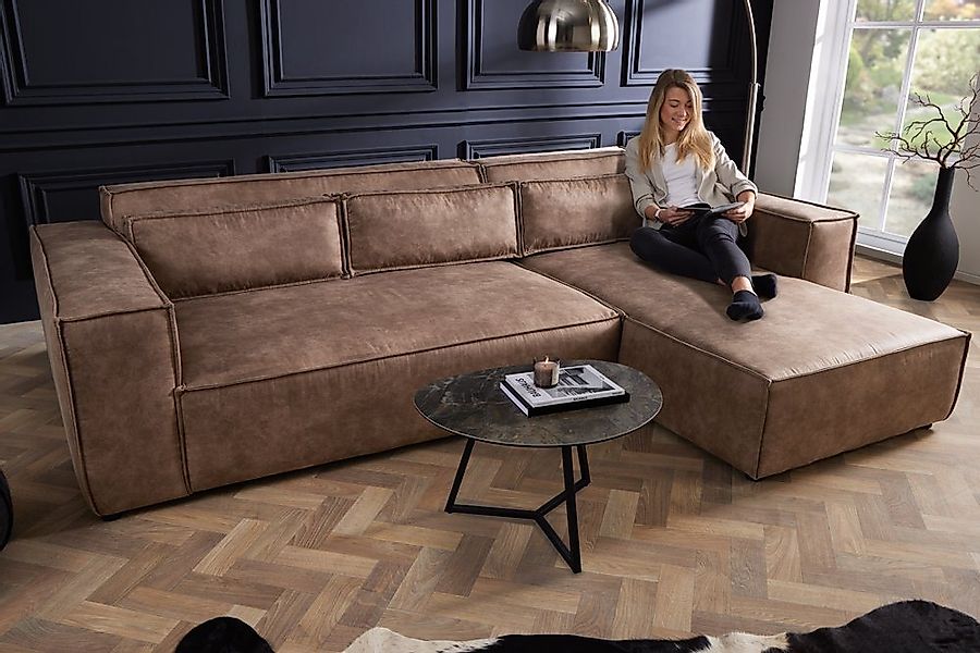 riess-ambiente Ecksofa BOSSA NOVA 265cm antik taupe, Einzelartikel 1 Teile, günstig online kaufen