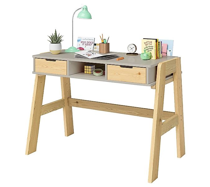 Bellabino Kinderschreibtisch Campo, höhenverstellbar 56-75 cm (mit Schublad günstig online kaufen