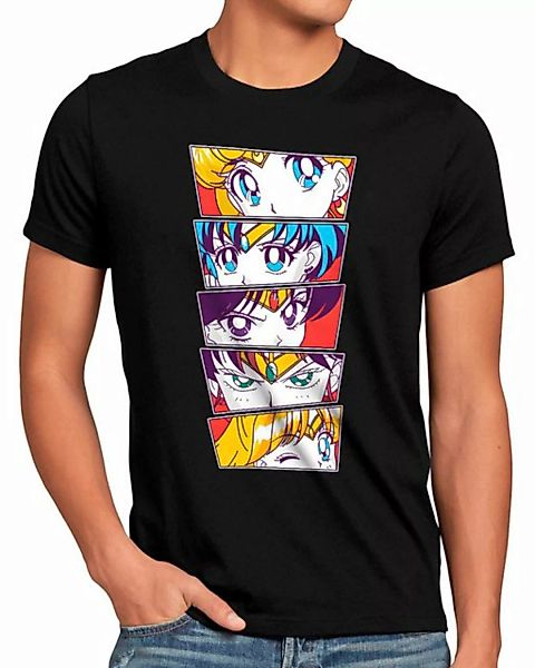 style3 Print-Shirt Herren T-Shirt Pretty Sailor Team sailor moon anime cosp günstig online kaufen