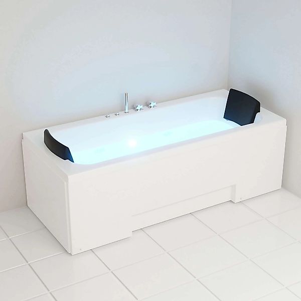 TroniTechnik Whirlpool-Badewanne IOS, 170 cm x 75 cm, Whirlpoolpumpe, 1-2 P günstig online kaufen