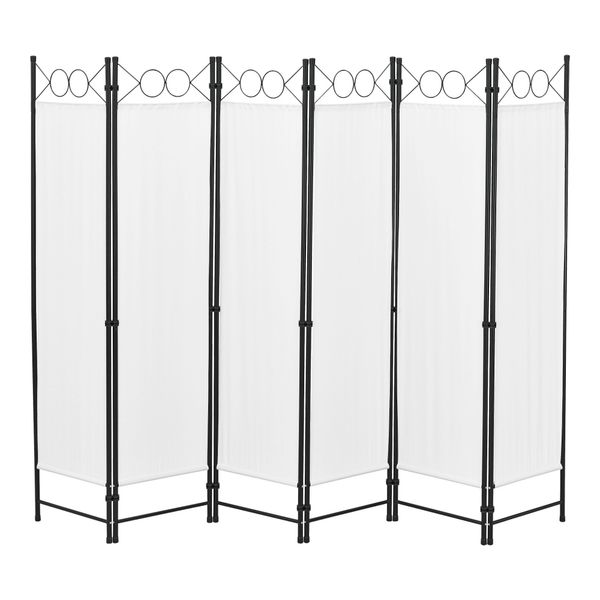en.casa Paravent, »Saragossa« 6-tlg. Sichtschutz 171 günstig online kaufen
