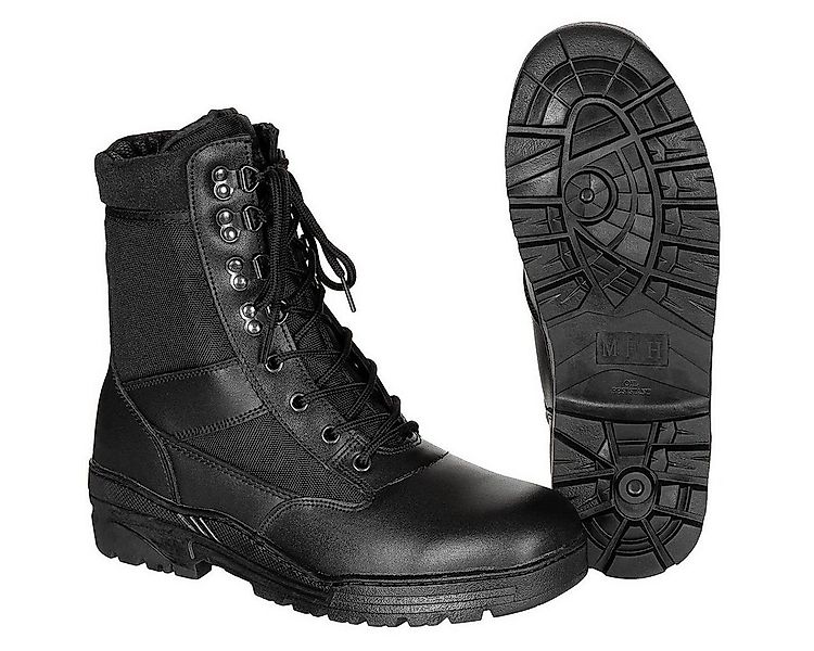 MFH Stiefel, "Security", schwarz, 8-Loch, Gummisohle 48 Outdoorschuh günstig online kaufen
