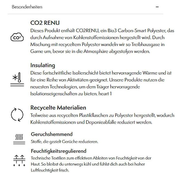 Craghoppers Langarmshirt Craghoppers - funktioneller CO2 Microfleece Pulli günstig online kaufen