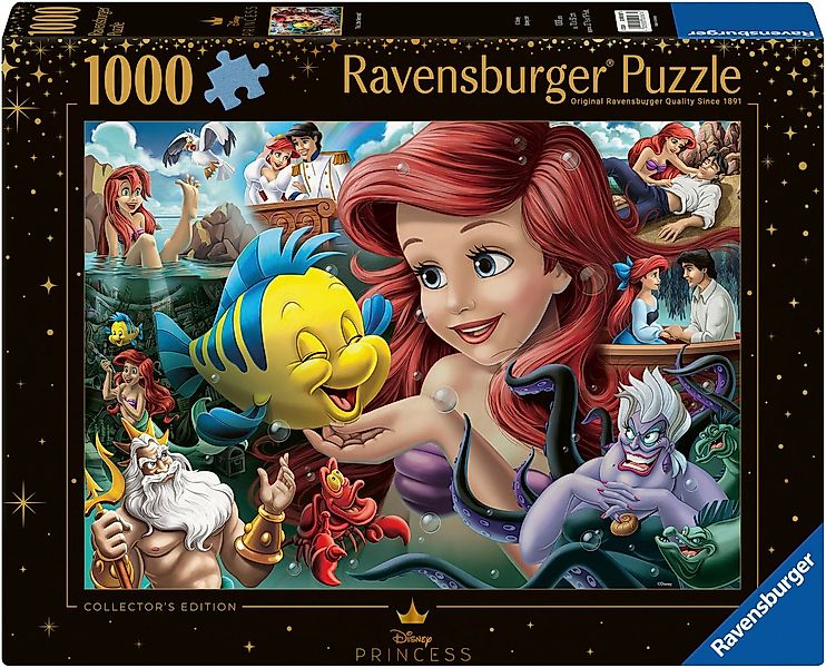 Ravensburger Puzzle Collector's Edition - Disney Princess, Arielle, die Mee günstig online kaufen