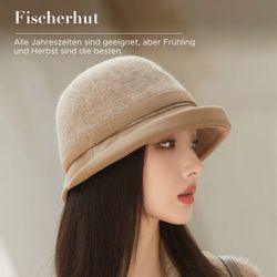 Refttenw Fischerhut DamenFischerhut,Trendiger Bucket Hat mit günstig online kaufen