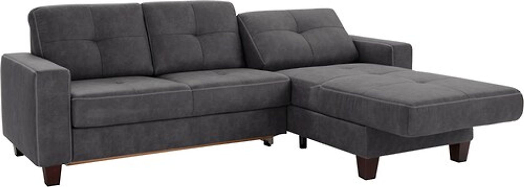 Places of Style Ecksofa »Varese L-Form«, wahlweise mit Bettfunktion und Vor günstig online kaufen