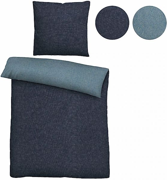 Biberna Wendebettwäsche »Hermal«, aus weicher, wohlig warmer Flanell (Biber günstig online kaufen