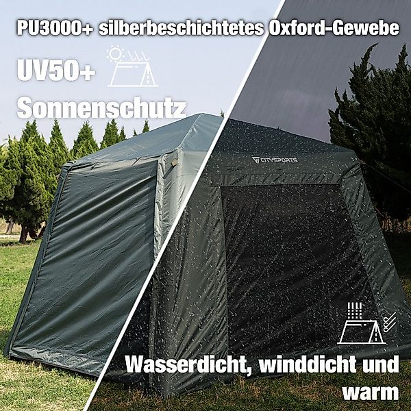 CITYSPORTS aufblasbares Zelt Campingzelt für 4-6 günstig online kaufen