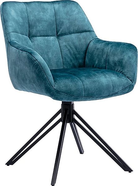 Home affaire Drehstuhl Soller, TOPSELLER! (Set, 2 St), Luxus-Microfaser Bez günstig online kaufen