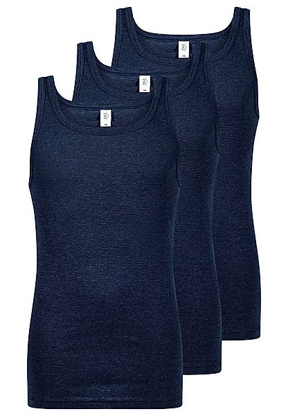 ESGE - Die Wäsche-Macher Unterhemd 3er Pack - Feinripp Jeans (Spar-Set, 3-S günstig online kaufen