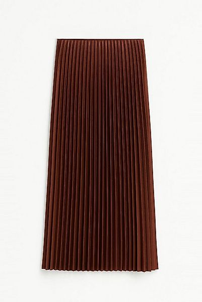 touche prive Zipfelrock Elastisch Taille Maxi Faltenrock Damen, Elegant Pli günstig online kaufen