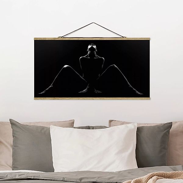 Stoffbild Akt & Erotik mit Posterleisten - Querformat Alexa günstig online kaufen