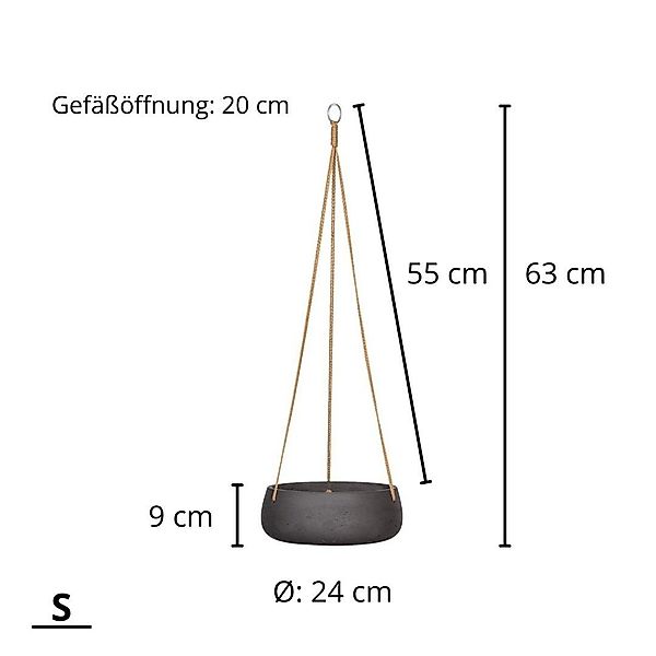 finestgreen Blumenampel Handgefertigte Blumenampel Hanging Eileen günstig online kaufen