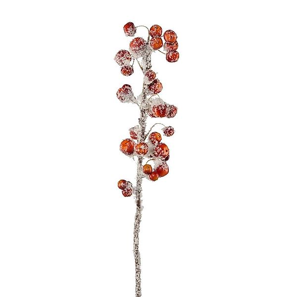 Kunstzweig Künstlicher Zierapfel-Zweig 72cm. Apfel, Beeren-Zweig günstig online kaufen