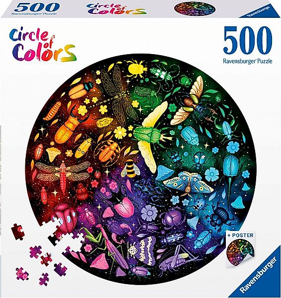 Ravensburger Puzzle Insekten, 500 Puzzleteile, Made in Europe günstig online kaufen