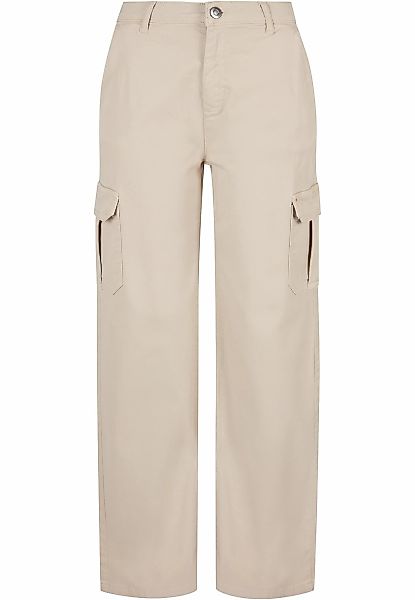 URBAN CLASSICS Stoffhose "Urban Classics Damen Ladies High Waist Straight C günstig online kaufen
