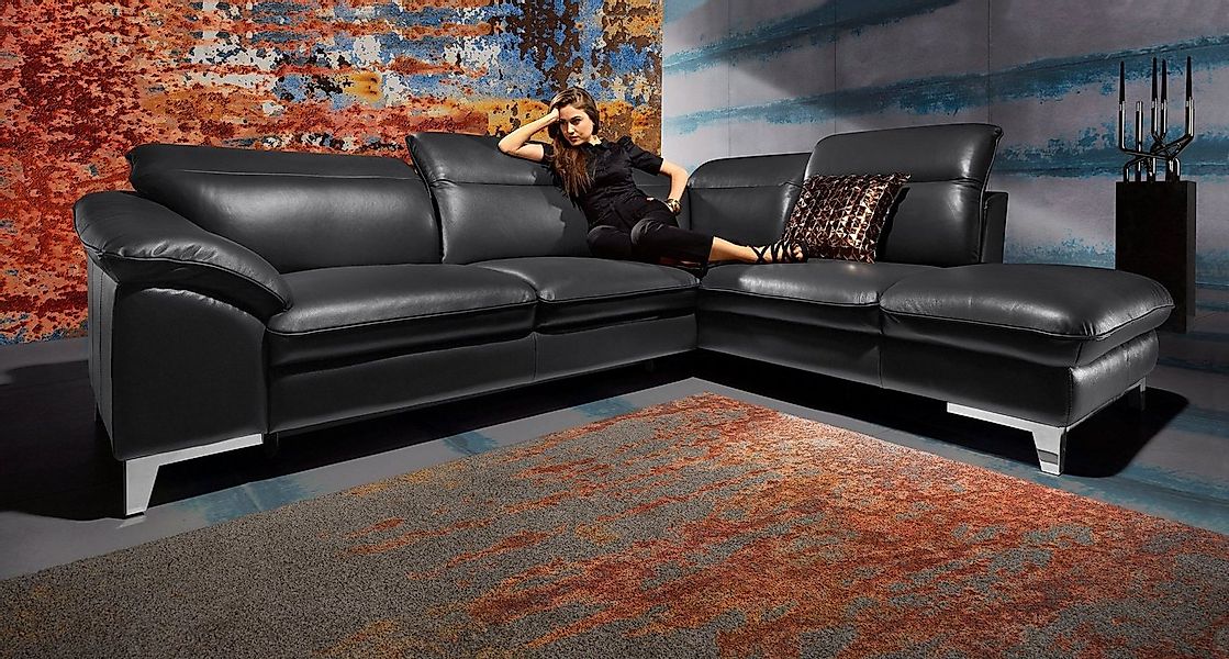 COTTA Polstergarnitur Teresa L-Form, (Set), Set bestehend aus: Ecksofa mit günstig online kaufen